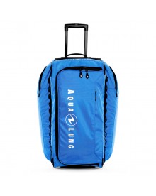 Sac de voyage de plongée à roulettes coque rigide SCD 90 L trolley  noir/bleu pour les clubs et collectivités