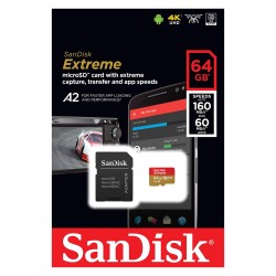 Carte mémoire Micro SD 64Go Extreme SanDisk