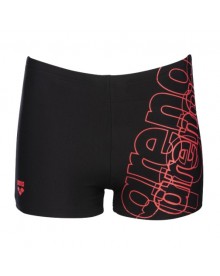 Maillot de bain ARENA Burst Noir / Rouge Junior