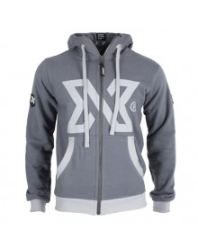 Sweat à capuche gris Xdeep