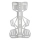 Gilet XR-REC Trim Single Backmount Set blanc Mares