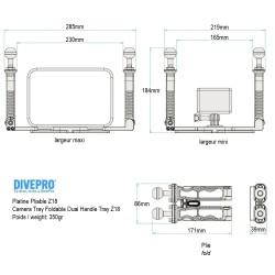 Platine double Divepro