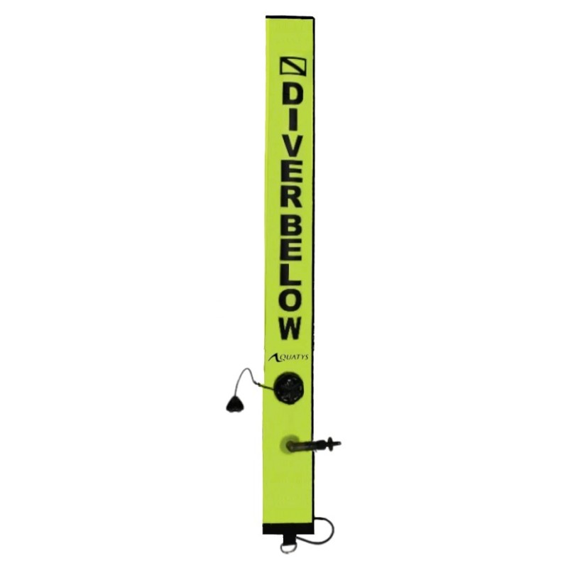 Parachute a soupape 1m10 jaune Aquatys