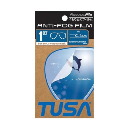 Film antibuée Tusa pour masque avec 2 verres