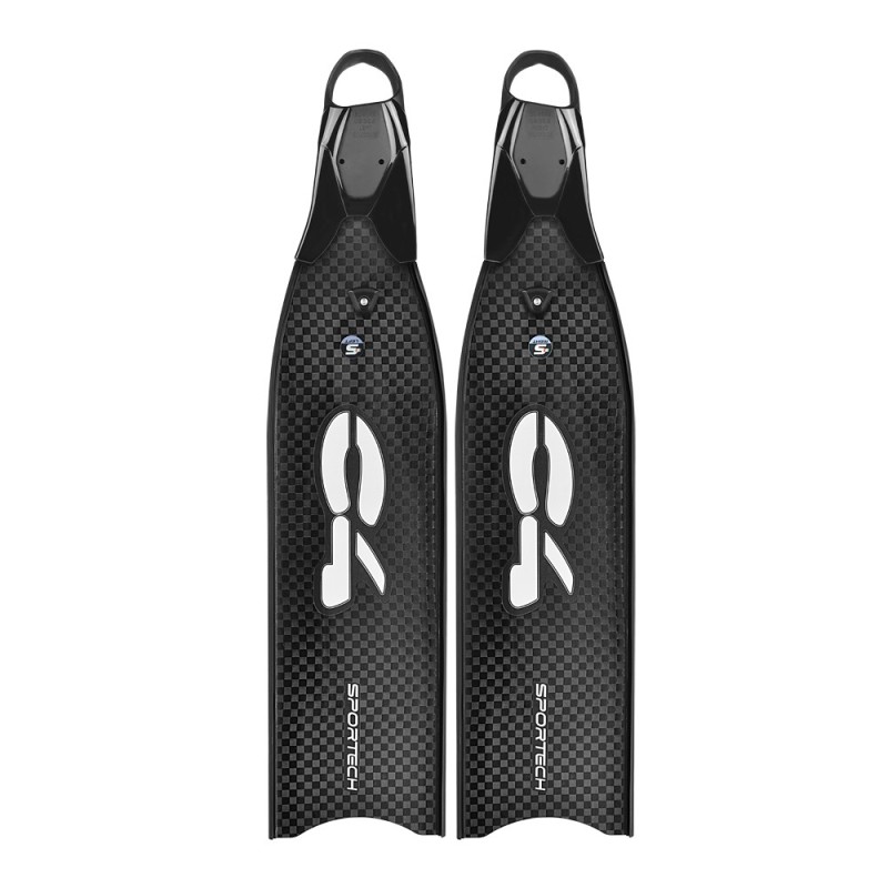 Palmes C4 Carbon Sportech chausson caoutchouc  pour l'apnée