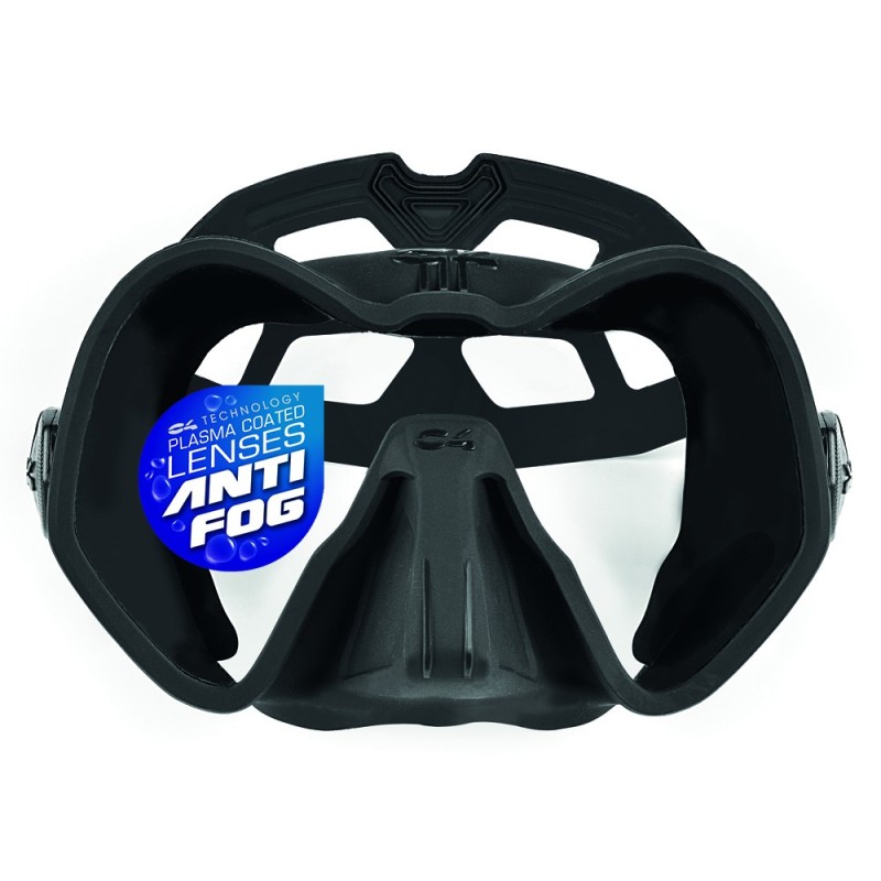 Masque d'apnée panoramique antibuée | Skyline antifog C4 Carbon