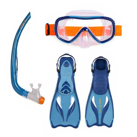 Pack snorkeling Beuchat Oceo  PMT adulte palmes, masque, tuba et sac.