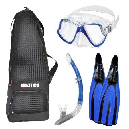Pack snorkeling Mares | Palmes, Masque, Tuba et Sac de transport