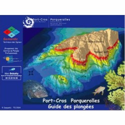 Plaquettes immergeables guide de plongée à Port-Cros et Porquerolles