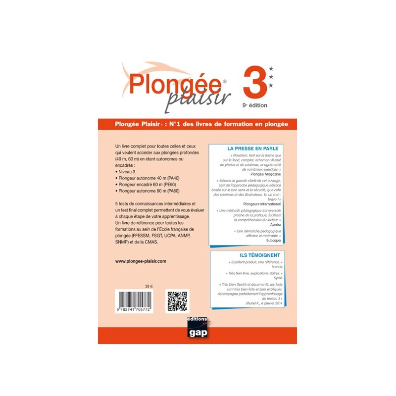 Plongée Plaisir Niveau 3