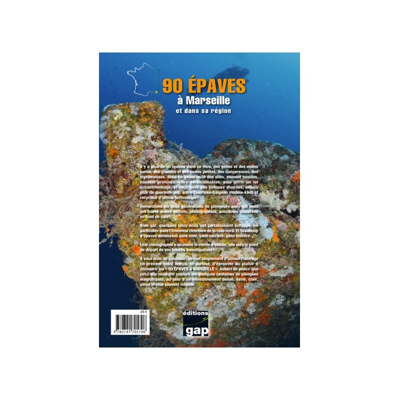 Livre 80 épaves à marseille et dans sa région