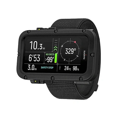 Montre-ordinateur de plongée affichant profondeur et temps – catégorie ordinateurs